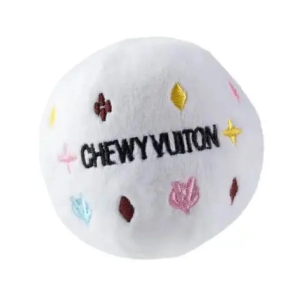 1 LEFT!! CHEWY VUITON BALL DOG TOY